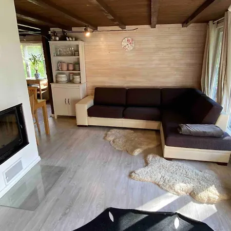 Ferienhaus Cozy Loghouse With Sauna Near A Great Sandy *