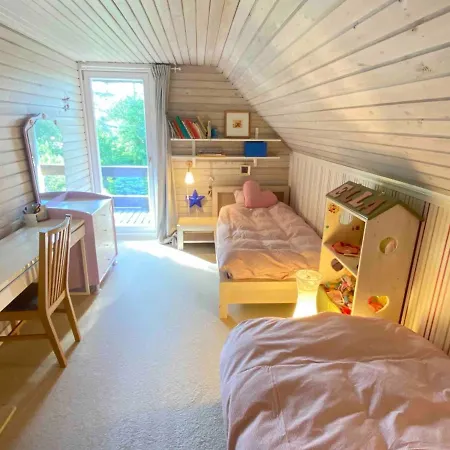 Cozy Loghouse With Sauna Near A Great Sandy Ferienhaus Syytme