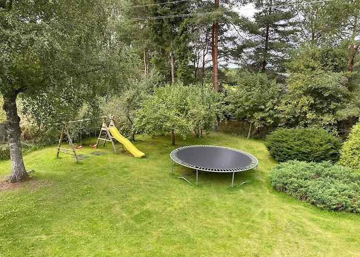 Cozy Loghouse With Sauna Near A Great Sandy Ferienhaus